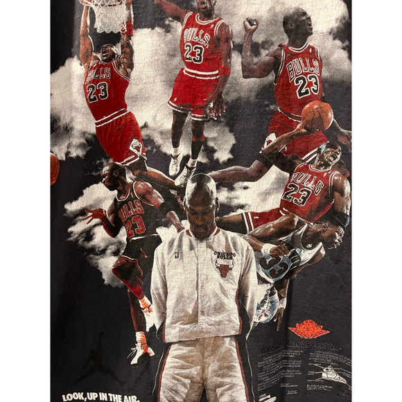 Wack Jumper "Air" Michael Jordan Crew Neck T-Shirt Size Medium Basketball Rare - Picture 7 of 7